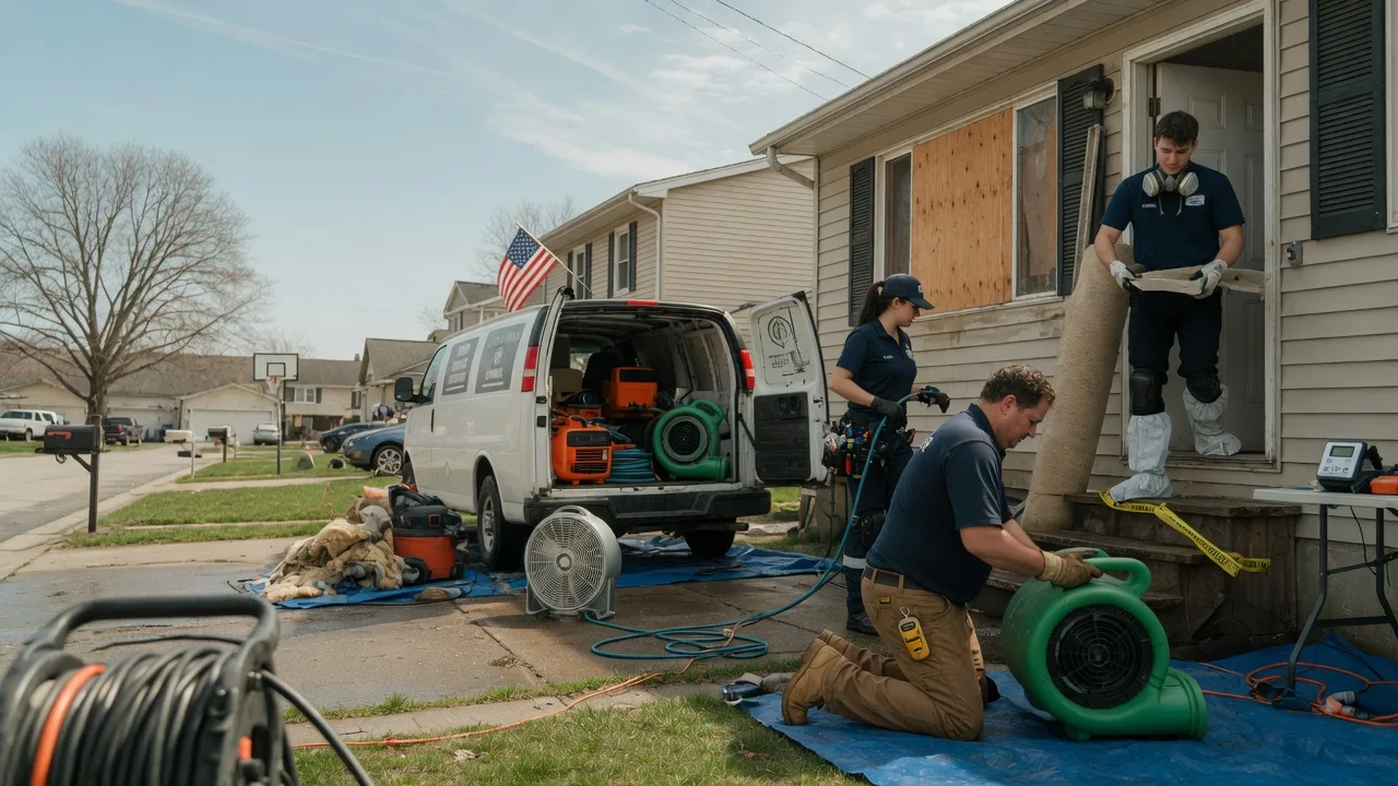 Water Damage Restoration in Lansing, KS near me